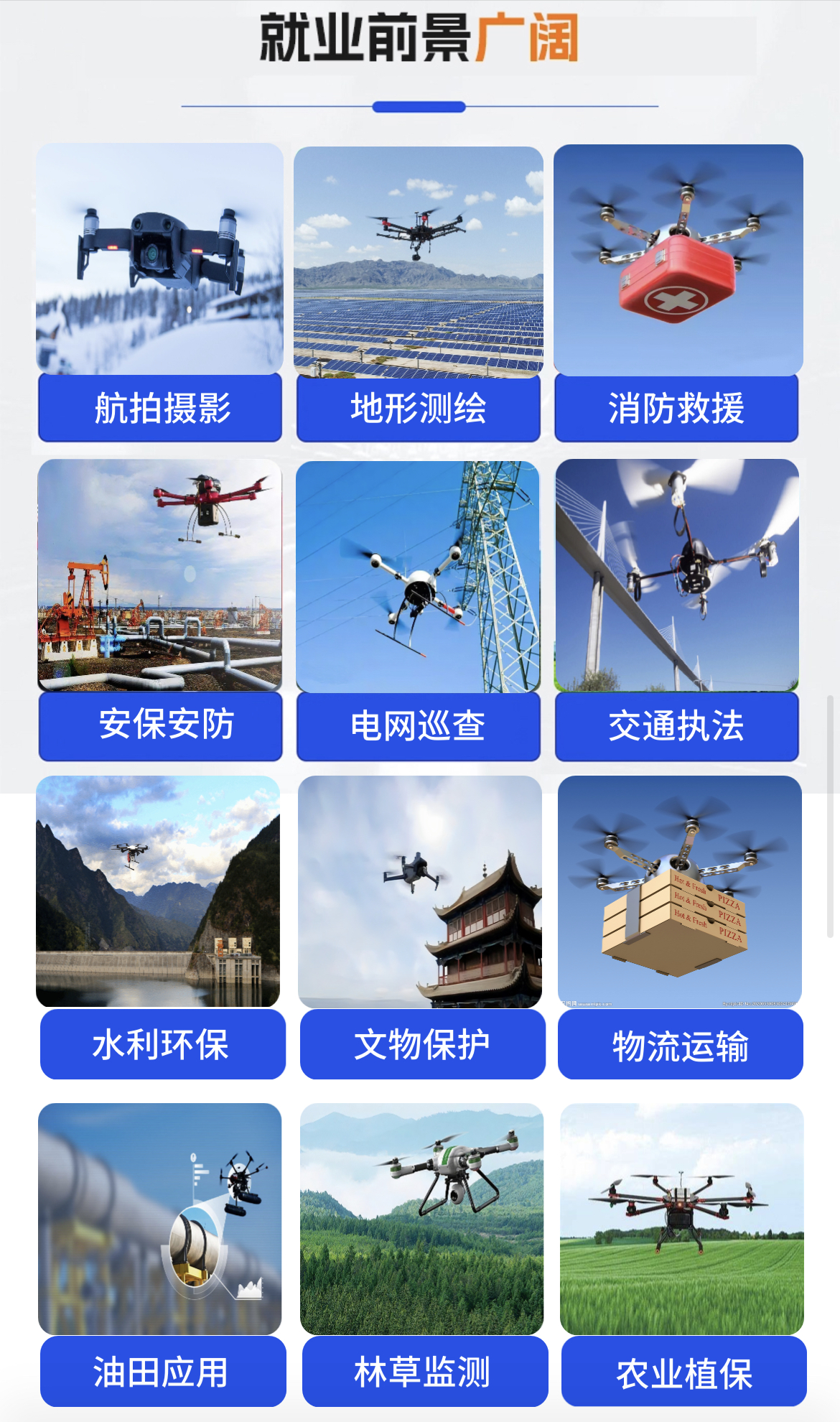 考无人机驾驶证的原因?就业方向有哪些?-新疆保华润天航空